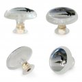 4 Packs Dinosaurs Tyrannosaurus Rex Transparent Cabinet Knobs Drawer Handles For Kitchen Cabinets Dresser Cupboard Wardrobe