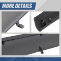 Auto Dynasty Gauge Cluster Instrument Dash Panel Bezel Trim Visor Compatible With Toyota Pickup 89-95 Textured Gray
