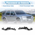 X Autohaux 1 Pair Front Bumper Mounting Support Bracket For Ford Escape 2008-2012 8l8z17e814a 8l8z17e814b Left And Right Side