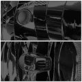 Auto Dynasty Tinted Housing Clear Corner Headlight Lamps Tool Kit Compatible With Chevy Silverado 07-14
