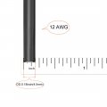 Uxcell Silicone Wire 12 Awg Ultra Flexible 600v Electric Strands Of Tinned Copper 3 Ft Black