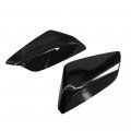 1 Pair Mirror Cover Cap Driver And Passenger Side Fits For 2016-2019 Chevy Malibu 84026841 840268412 Left Right Shiny Black 
