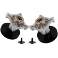Aintier New Spindle Assembly Pack 2 Fits For Husqvarna For Pulley Spacer Screws 539107515 532174358 539113962 174356 174358