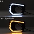 Astra Depot Compatible For 2016-2023 Toyota Tacoma 60w 3528 Smd Led Drl White Daytime Running Light Amber Turn Signal Lamps