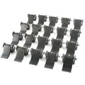 Qty 20 Steel Strap Style Short Leaf Hinge With Grease Zerk Fitting Weld-on Heavy Duty Greaseable Trailer Truck Body Gate Door 