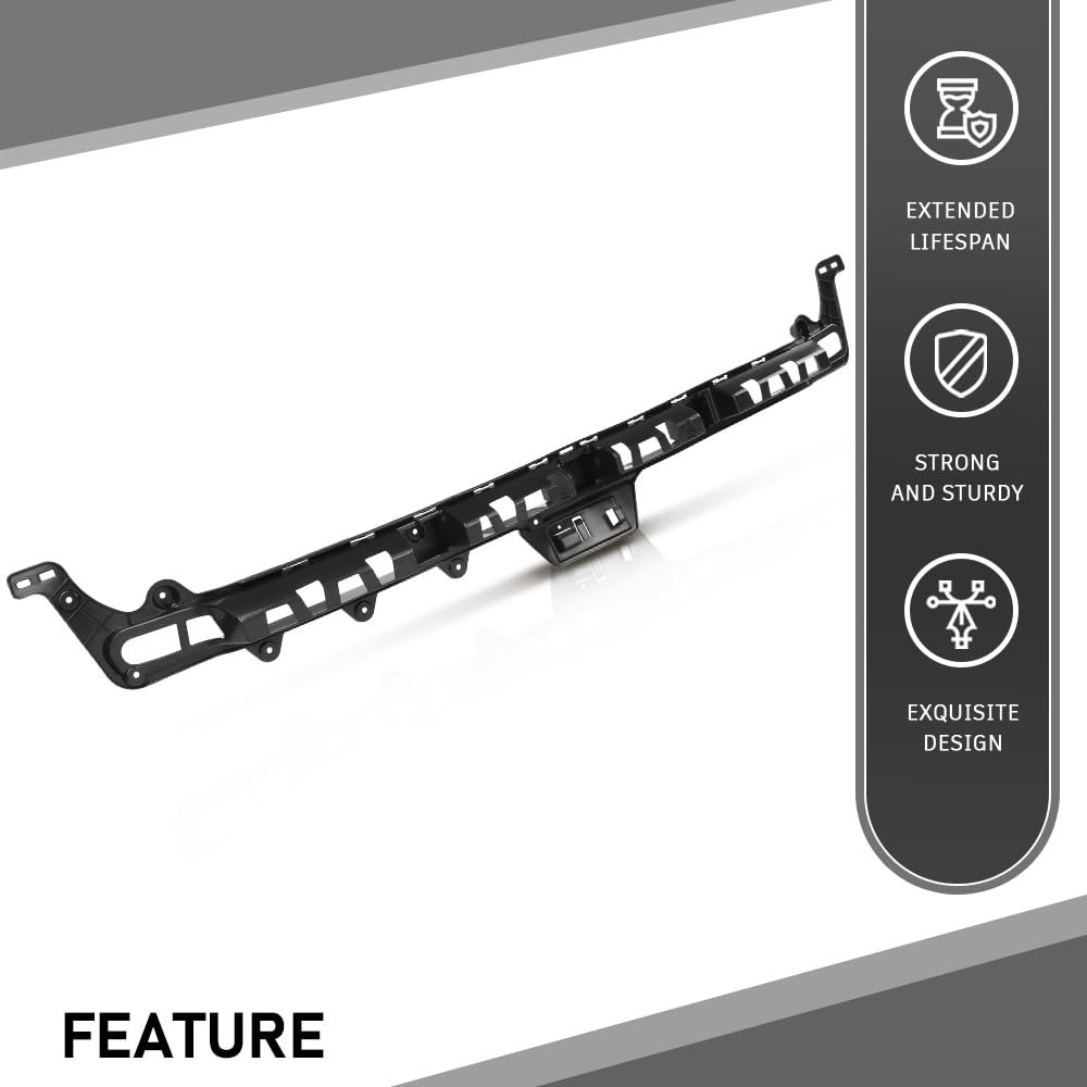 Rear Center Bumper Cover Support Rail Mount Bracket For Jeep Compass 2017 2019 Part Number 68244459ab 68244459aa Black Pp