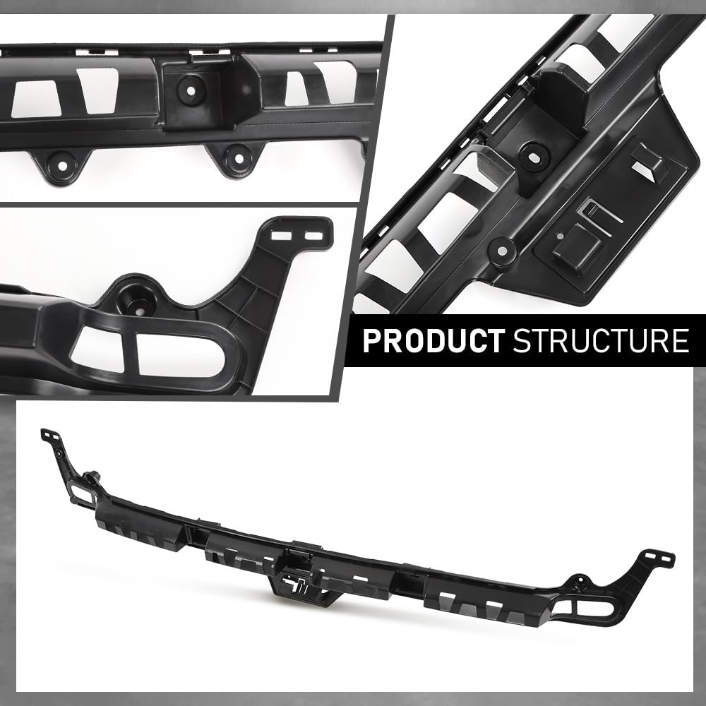 Rear Center Bumper Cover Support Rail Mount Bracket For Jeep Compass 2017 2019 Part Number 68244459ab 68244459aa Black Pp