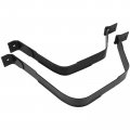 Aintier 578-329 F81z9054aa Yc3z9054da 2 Pcs Set Chrome Fuel Tank Straps Compatible Ford F-250 Super Duty 1999-2010 Ford For