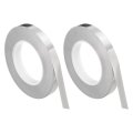 2pcs 0 6 Inch X 164ft Foil Self Adhesive Tile Sticker Gap Sealing Tape Strip Metalized Polyester Film For Graphic Arts Wardrobe 