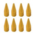 8 Pack Gold Long Spiked Wheel Tires Valve Stem Caps Metal Thread Kit For 1997-2016 Honda Cr-v