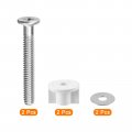 Uxcell 2 Set Toilet Seat Hinge Bolt Screw M7x47mm Fixings For Top Mounting Hinges Replacement Parts Kit