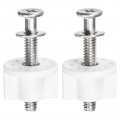 Uxcell 2 Set Toilet Seat Hinge Bolt Screw M7x47mm Fixings For Top Mounting Hinges Replacement Parts Kit