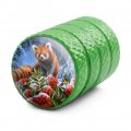 Red Panda Flowers And Birds Valve Stem Caps For Tire Rim Wheel Aluminum Green