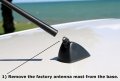 Antennamastsrus Functional White Shark Fin Antenna Is For Mercedes Sprinter 1500-2500-3500 2010-2024