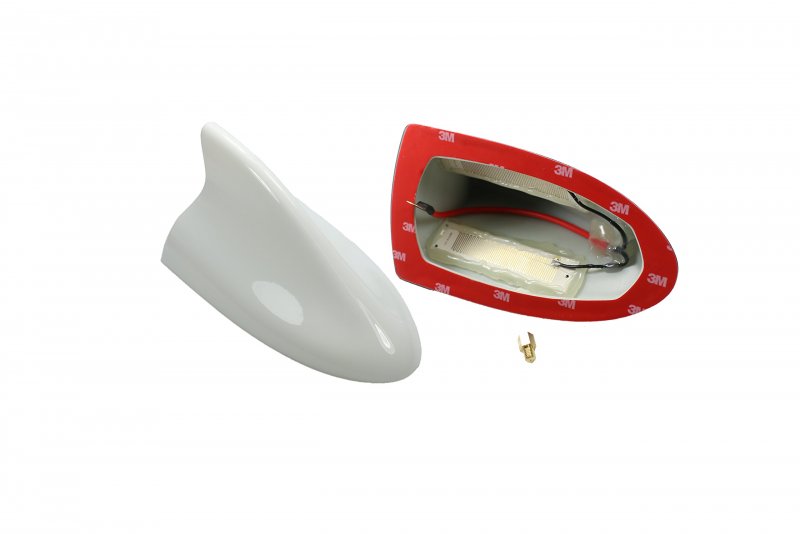 Antennamastsrus Functional White Shark Fin Antenna Is For Mercedes Sprinter 1500-2500-3500 2010-2024