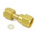 Cga-320 To Cga-580 Adapter 806 Co2 Carbon Dioxide Bottle Argon Flowmeter 