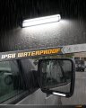 Hercoo Side Mirror Light Turn Signals Running Lights Led Sequential Switchback White Dynamic Amber Lamp Smoked Lens Assembly