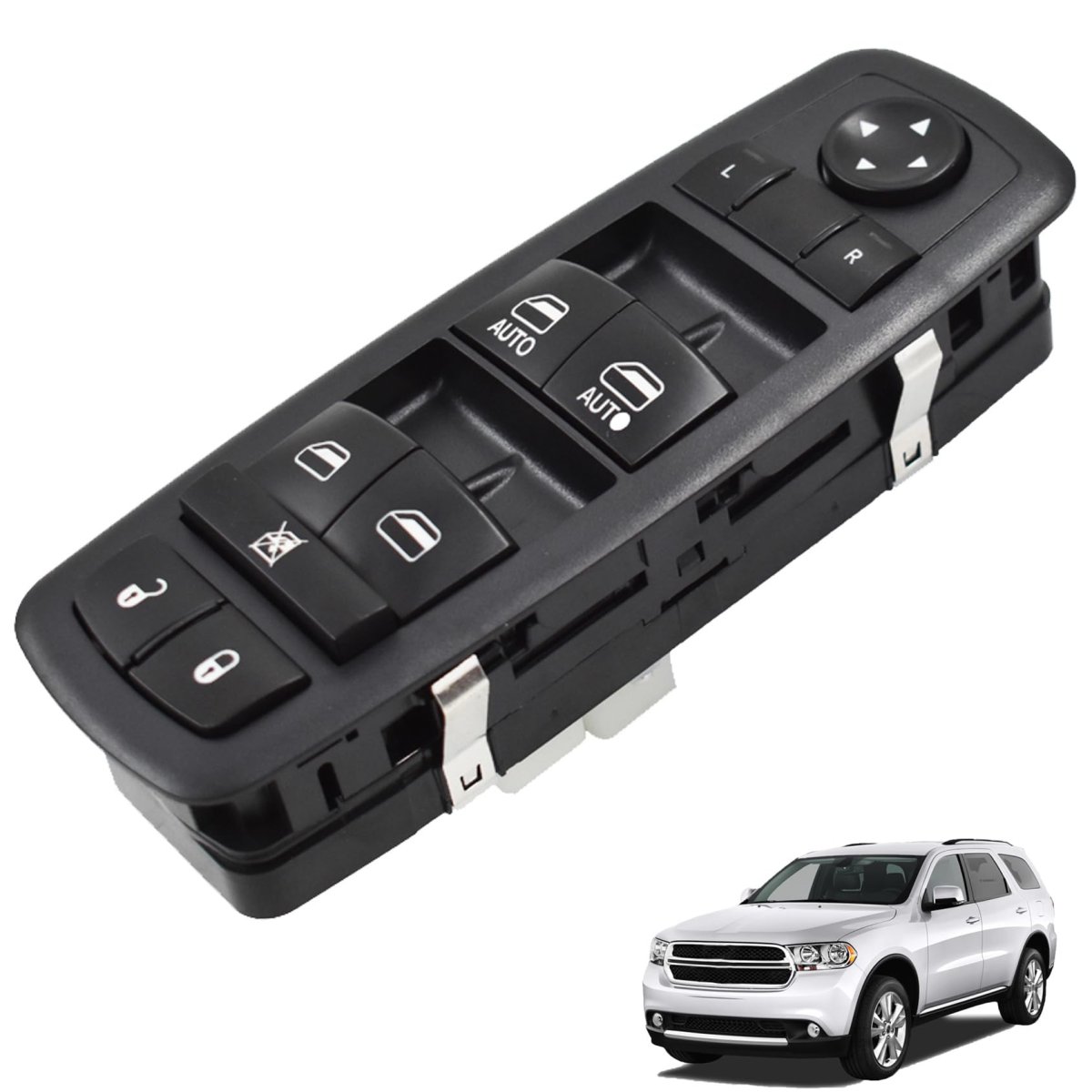 Front Left Master Power Window Switch 8 3 Pins Double Auto For 2011 2012 2013 Durango Sport Utility 4 Door Part Number