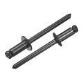50pcs 3 16 X3 8 Aluminum Dome-head Blind Rivets Open-end Type For Diy Sheet Metal Automotive Repairs Furniture Boat And Duct 
