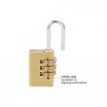 Uxcell 3 Digit Combination Padlock Brass Locks 3mm Shackle Diameter 2pcs For Gym Locker Fence Suitcase Travel Outdoor