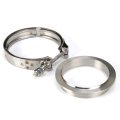 V Band Flange Adapter Ring And Clamp For Borgwarner Efr 6258 6758 3 In Stainless Steel Turbo Gasket Kit 