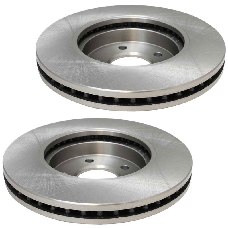 Motorbymotor Rotors 303mm Front Disc Ceramic Brake Pads Including Cleaner Dot4 Fluid Replacement For Chevy Impala Limited Monte