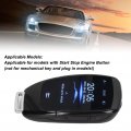 Qiilu Universal Smart Lcd Key Tk900 Touch Screen Remote Keyless Entry For Start Stop Engine Button Models Black