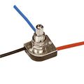 Satco 90-1679 3-way Push Switch Nickel Finish 3 8 Bushing Two Circuit 