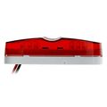 Partsam Trailer Marker Led Light Double Bullseye 10 Diodes Clearance Red 5pcs