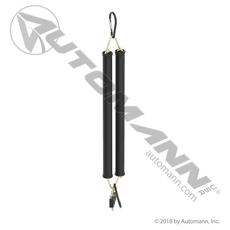 Double Spring Tender 3 In One Air Line Holder Kit 20 With Hose And Carabiner For Semi Trucks