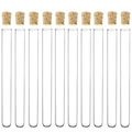16x150mm Glass Test Tubes With Cork Stoppers Karter Scientific 201b1 Pack Of 10 