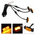 Topteng Grille Led Lights Kit 3pcs Front Bumper Hood Fit For Toyota Tacoma 2001-2011 Trd Pro 2016-2023