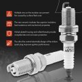 A-premium Ignition Coil Pack And Iridium Spark Plugs Kits Compatible With Hyundai Santa Fe 2001006 V6 2 7l Tiburon 2003-2008 2