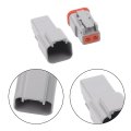 2 Pin Dt Connector Kit With 16awg Contacts 8 Sets Of Wedgelocks And Seals For Automotive Marine Industrial Wiring 