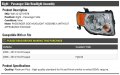 Right Passenger Side Headlight Assembly Compatible With 2008-2012 Ford Escape Without Appearance Package
