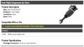 Front Right Passenger Side Suspension Air Strut For 1993-1998 Lincoln Mark Viii