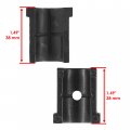 Caltric Front Upper Lower Stabilizer Bar Bushing Compatible With Polaris