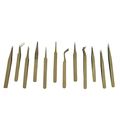 12 Piece Non-magnetic Precision Tweezer Set 