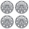 15 Inch Hubcaps Best For 2006-2 Honda Civic Set Of 4 Wheel Covers 15in Hub Caps Silver Rim Cover Car Accessories 15 Wheels Snap 
