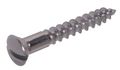 The Hillman Group 1180 Brass Chrome Plated Oval Head Slotted Wood Screw 4 X 5 8 In 45-pack 