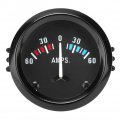 52m 2in Universal Ammeter Meter 12v 60-0-60 Amp Ampere Gauge For Vehicle