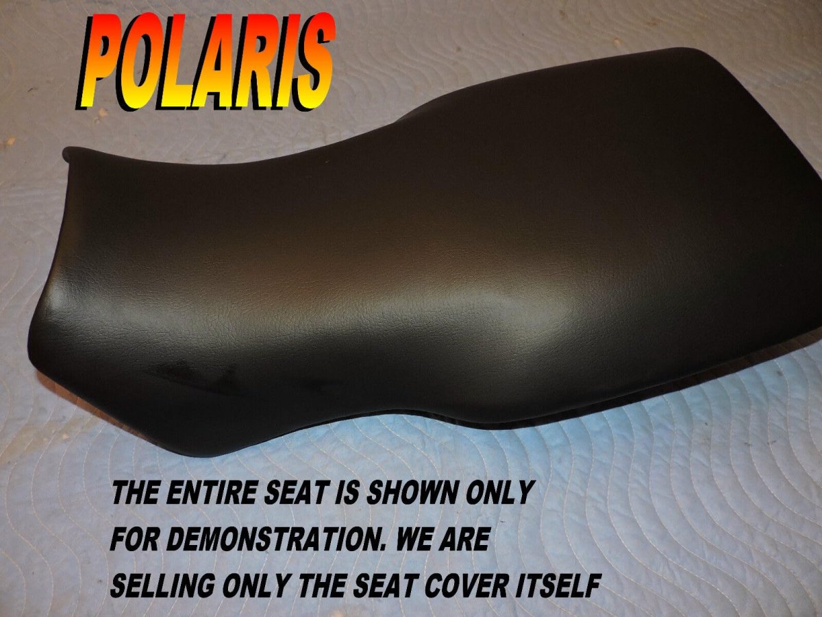 Seat Cover For Polaris Sportsman 1996 To 2005 Black Marine Vinyl Atv 4x4 335 400 500 600 700 Cold Resistant One Piece