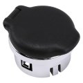 Power Outlet Cover For Chevy Silverado 1500 2007 To 2013 Ebony Black Plastic 0 87 Inside Diameter And 1 06 In Outside Tether 