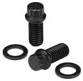 130-3105 Motor Mount Bolt Kit Grade 8 Hex Flat Head Metal Fasteners Black Painted Finish Stock Size 