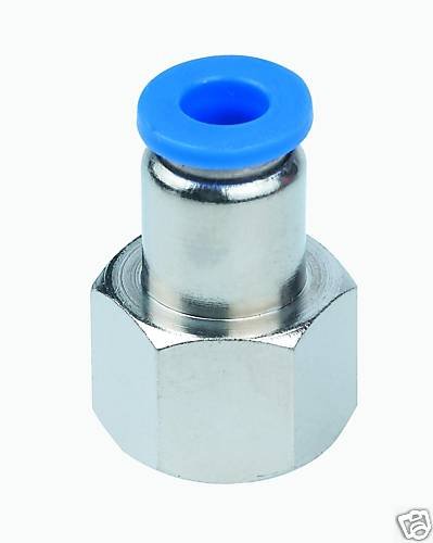 Push To Connect Straight Female Fitting 1 2 Od 3 8 Npt