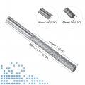 Uxcell Tungsten Carbide Rotary Files 1 4 6mm Shank Cutting Dia Double Cut Cylinder Grinding Cutter Tools For Wood Soft Metal