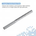 Uxcell Tungsten Carbide Rotary Files 1 4 6mm Shank Cutting Dia Double Cut Cylinder Grinding Cutter Tools For Wood Soft Metal