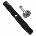 Caltric Spindle Shaft And Blade Compatible With John Deere F510 46 Deck 1990-2000