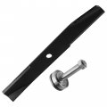 Caltric Spindle Shaft And Blade Compatible With John Deere F510 46 Deck 1990-2000