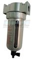 Compressed Air In-line Particulate Filter Moisture Trap 3 8 Npt Ports 88 Cfm 5 Micron Element Poly Bowl 